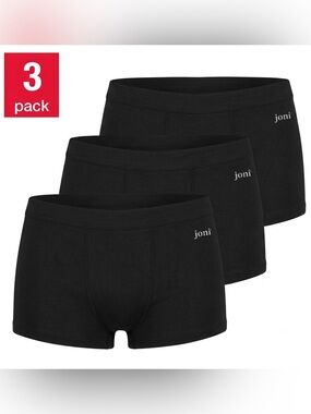 joni Black Cotton Leakproof Period Boyshorts Underwear - Small, 3 Pack 🇨🇦